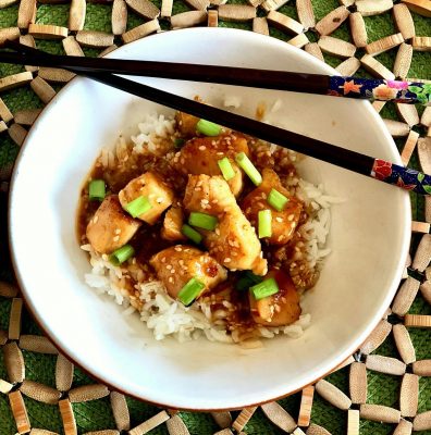 Healthier Honey-Sesame Chicken